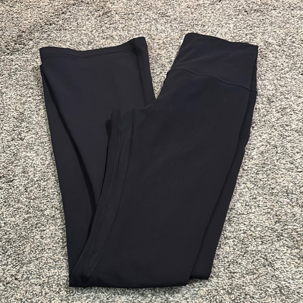 Lululemon High Rise Align Mini Flares 32” inseam Black